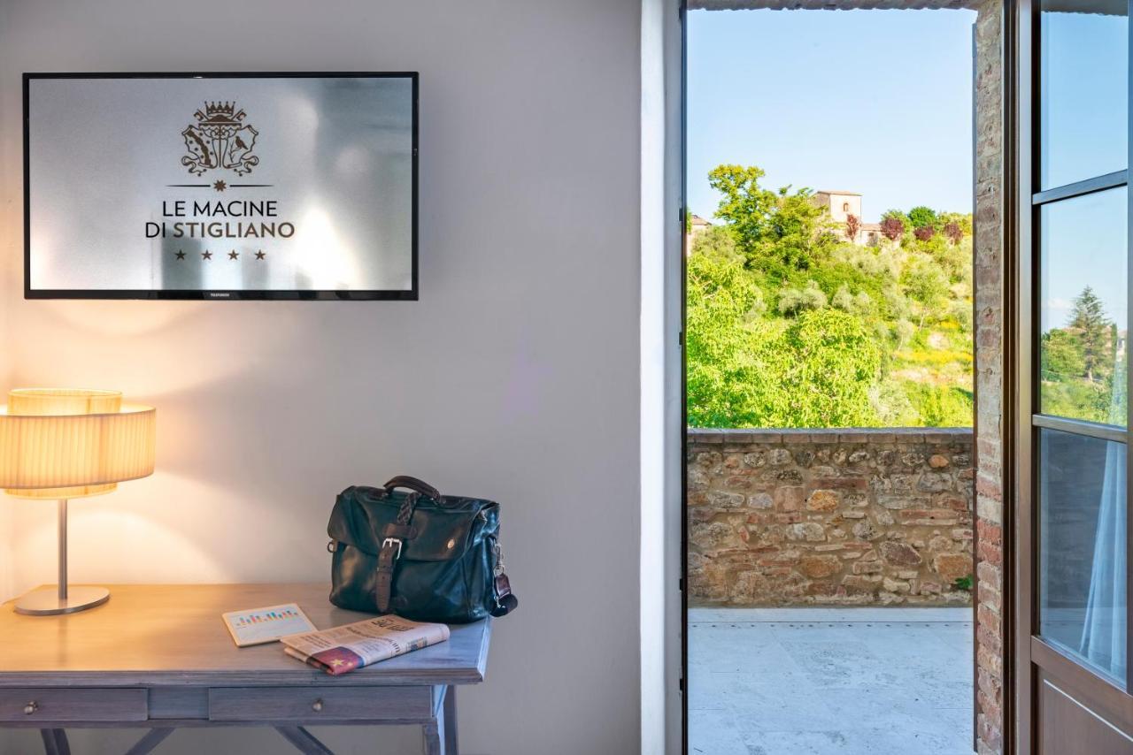 Relais Le Macine Di Stigliano Hotel Sovicille Eksteriør billede